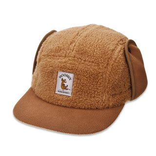 Sniff Fleece Cap With Ear Warmer - Brown