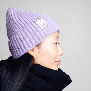 Moomintroll Winter Hat Beanie Adult - Lilac