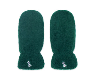 Snufkin Fluffy Mittens Adult - Green