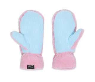 Moomintroll Fluffy Mittens Adult - Pink