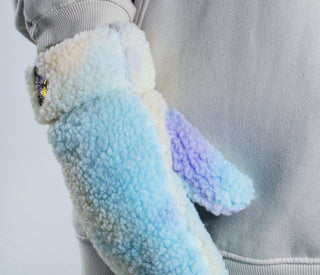 Hemulens Fluffy Mittens Adult - Tiedye