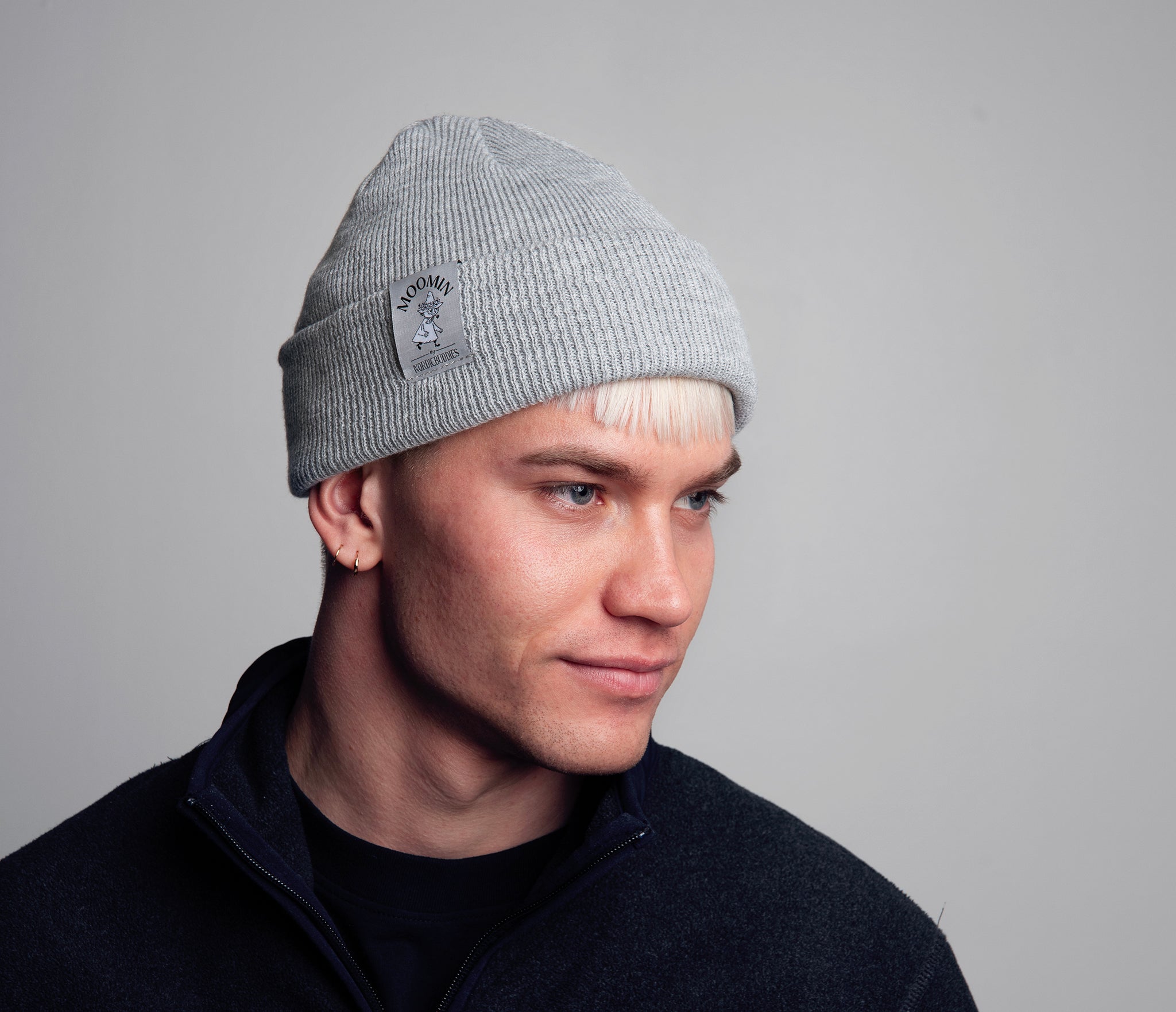 Snufkin Winter Hat Beanie Adult - Grey