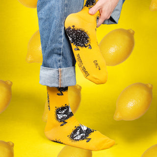 Stinky's Getaway Men Socks - Yellow