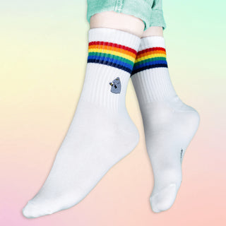 The Groke Retro Men Socks - White