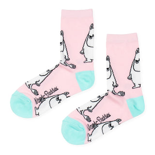 Moomintroll Grumpy Ladies Socks - Pink