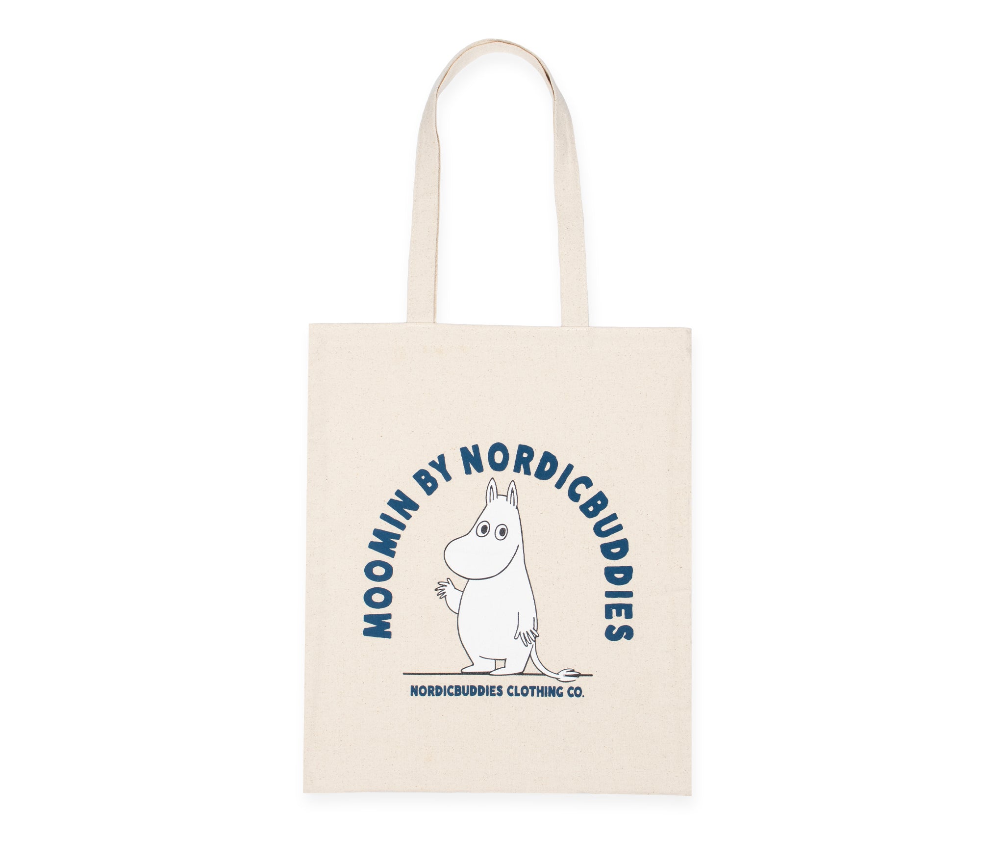 Moomintroll's Greeting Tote Bag - Beige