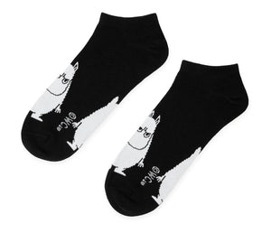 Moomintroll's Temper Men Ankle Socks - Black