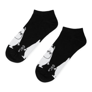 Moomintroll's Temper Men Ankle Socks - Black