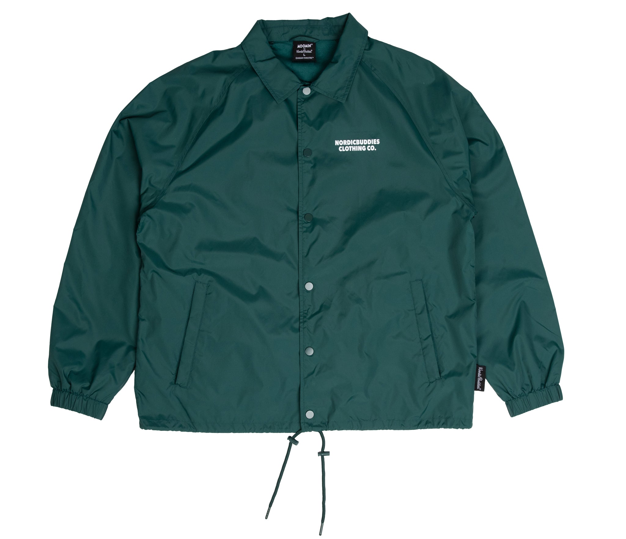 Moomintroll Coach Jacket - Forest Green
