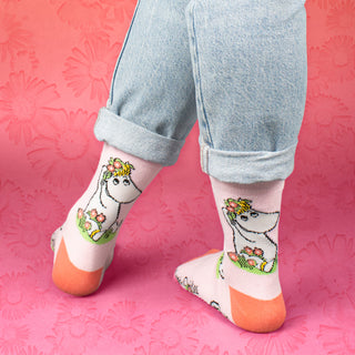 Snorkmaiden Summer Ladies Socks - Light Pink