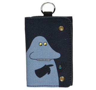 Moomin Canvas Wallet Black The Groke | Muumi Lompakko Musta Mörkö