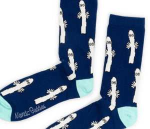 Moomin Men’s Socks Blue Hattifatteners | Muumi Miesten Sukat Sininen Hattivatit