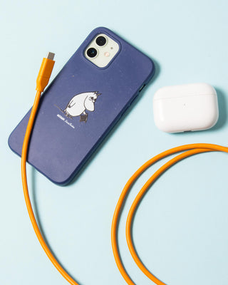 Moominpappa Humble iPhone Case Biodegradeable - Navy Blue