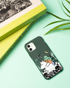 Moomintroll's Adventure iPhone Case Biodegradeable - Green