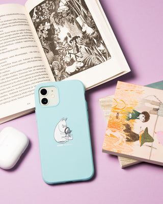 Moomintroll's Tail iPhone Case Biodegradeable - Light Blue