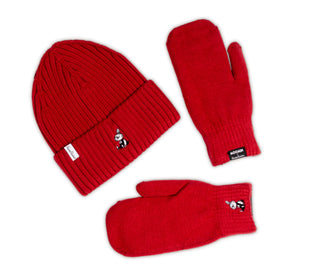 Moomin Mittens Beanie Combo Red Little My | Muumi Lapaset Beanie Combo Punainen Pikku Myy