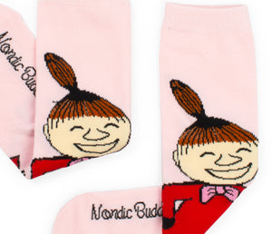 Moomin Ladies Socks Pink Little My | Muumi Naisten Sukat Vaaleanpunainen Pikku Myy