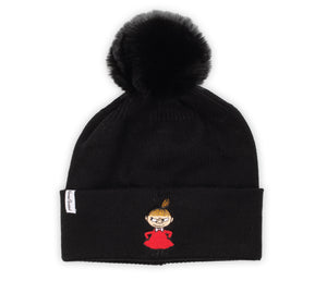 Moomin Winter Hat Beanie Adult Black Little My | Muumi Aikuisten Beanie Musta Pikku Myy