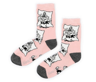 Moomin Ladies Socks Pink Little My | Muumi Naisten Sukat Vaaleanpunainen Pikku Myy