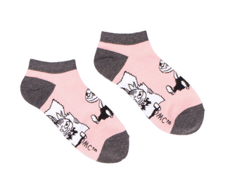 Little My Pranking Ladies Ankle Socks - Pink