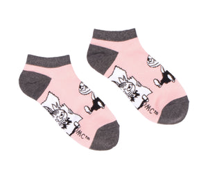 Little My Pranking Ladies Ankle Socks - Pink