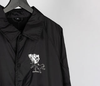 Moomin Coach Jacket Black The Hobgoblin | Muumi Tuulitakki Musta Taikuri