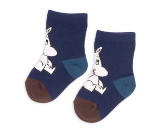 Moomintroll Baby Socks - Navy Blue