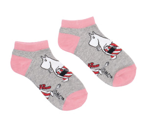 Moominmamma Ladies Ankle Socks - Grey