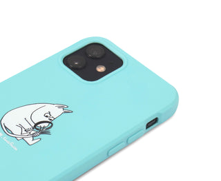 Moomintroll's Tail iPhone Case Biodegradeable - Light Blue