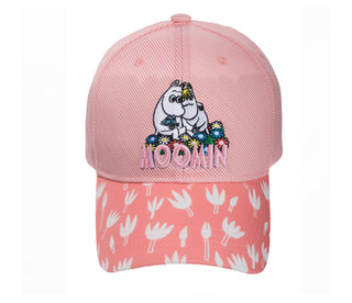 Moomin Love Kids Cap Pink Moomintroll Snorkmaiden | Muumi Rakkaus Lasten Lippis Vaaleanpunainen Muumipeikko Niiskuneiti