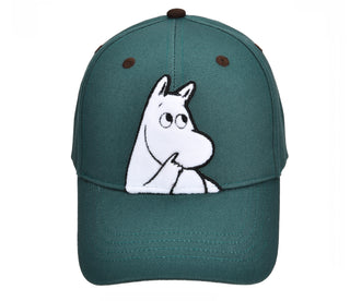 Moomintroll Wondering Kids Cap - Petrol Green