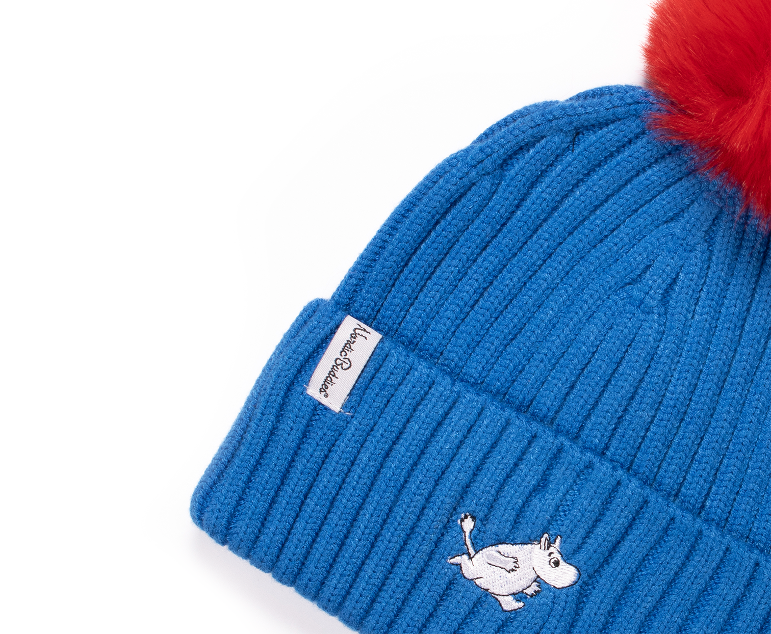 Moomintroll Winter Hat Beanie Kids Blue Nordicbuddies