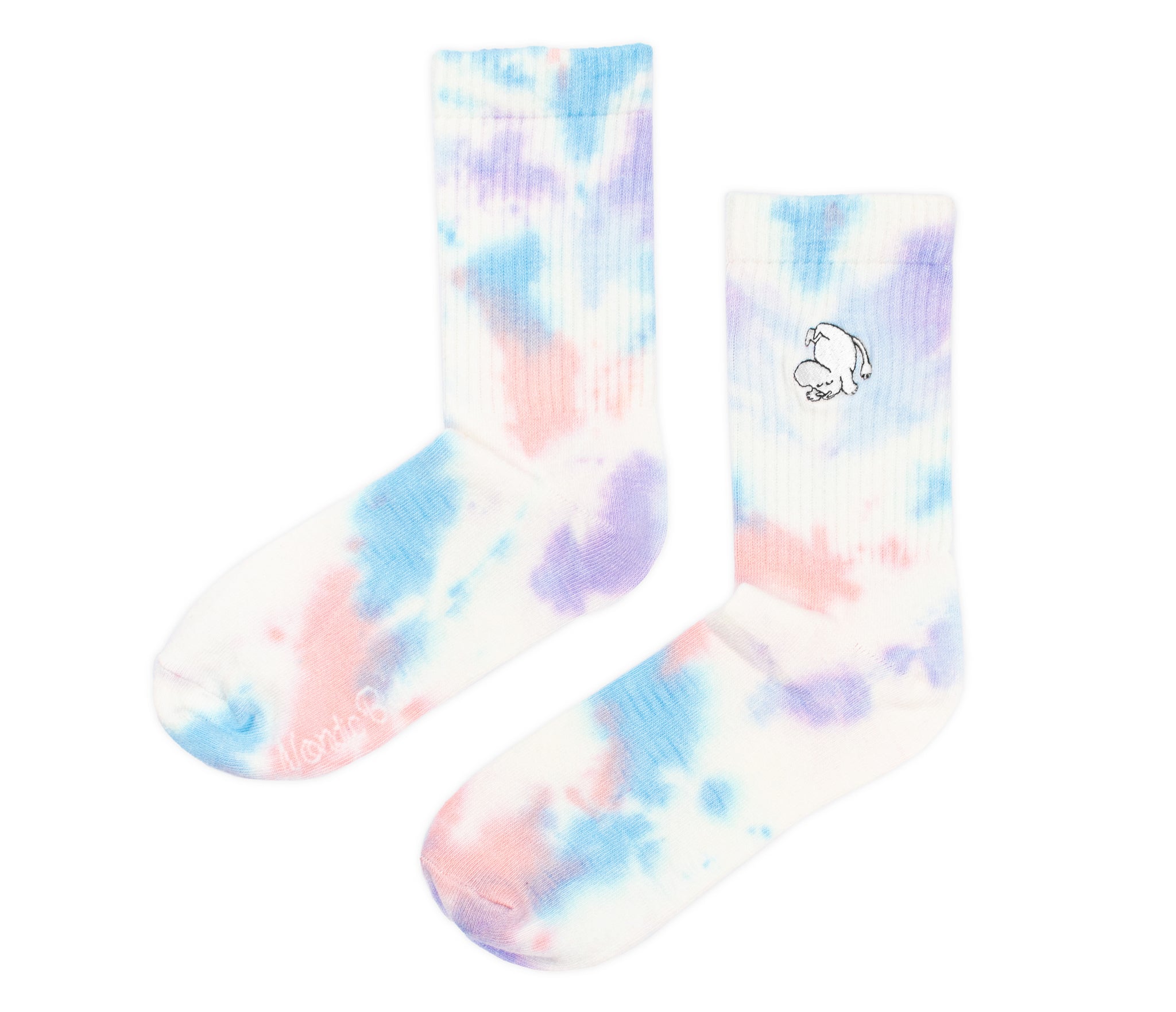 Moomin Ladies Retro Tie Dye Socks Multicolor Moomintroll | Muumi Naisten Retro Tie Dye Sukat Monivärinen Muumipeikko