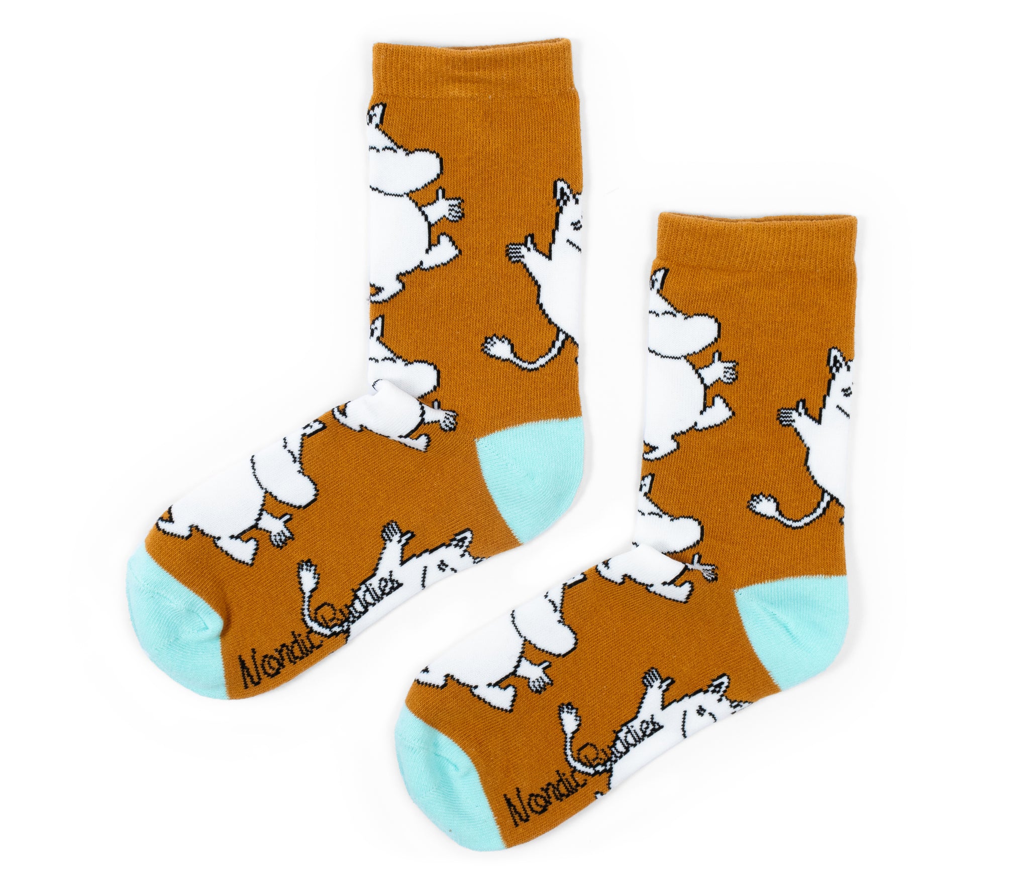 Moomin Ladies Socks Brown Moomintroll | Muumi Naisten Sukat Ruskea Muumipeikko