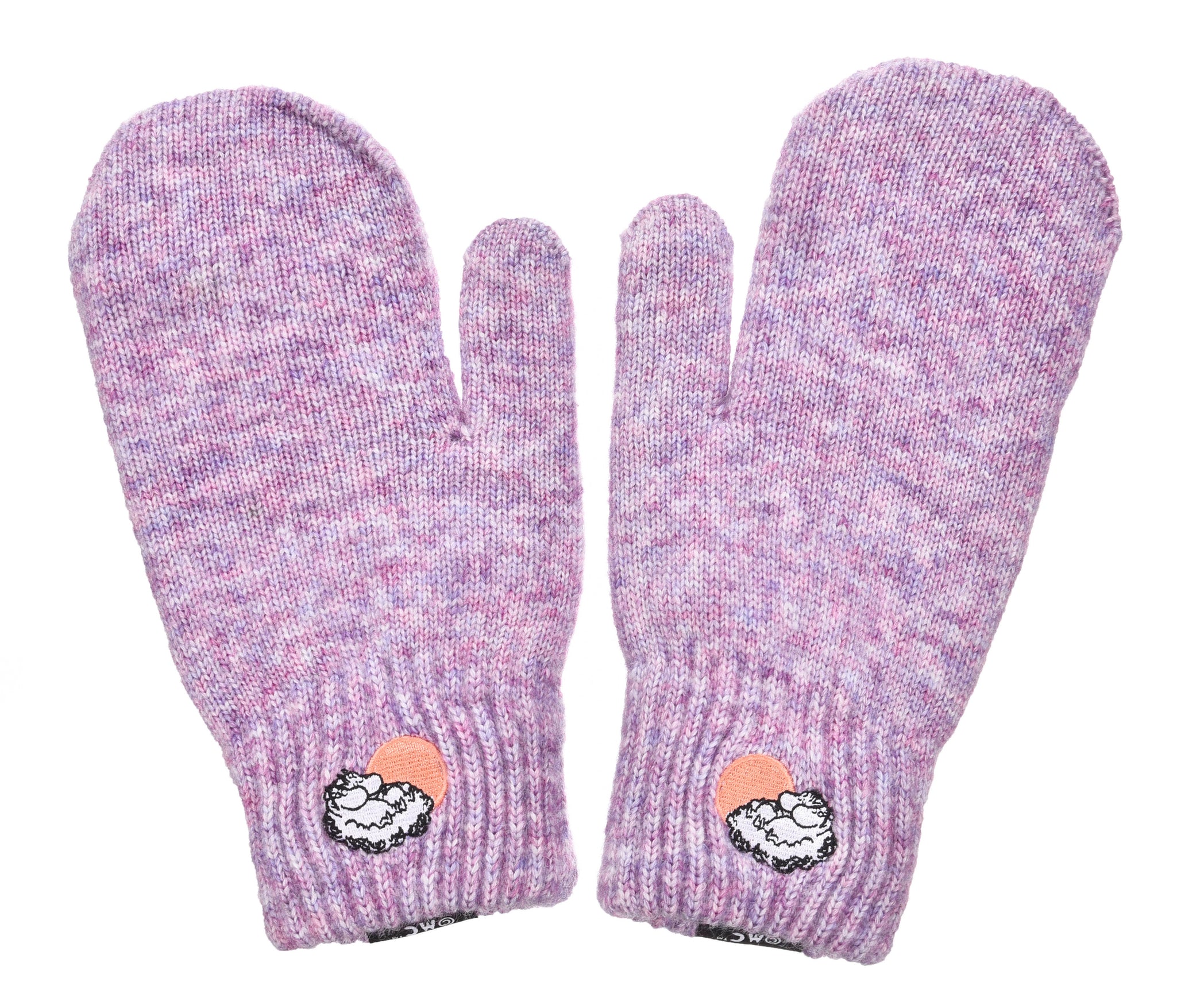 Moomins Up In The Clouds Mittens Adult - Lilac