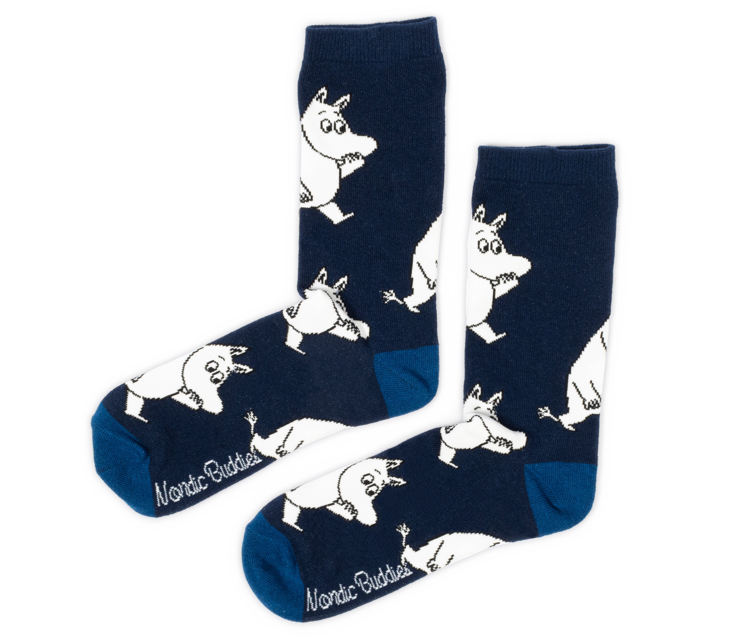 Moomin Men’s Socks Navy Moomintroll | Muumi Miesten Sukat Tummansininen Muumipeikko