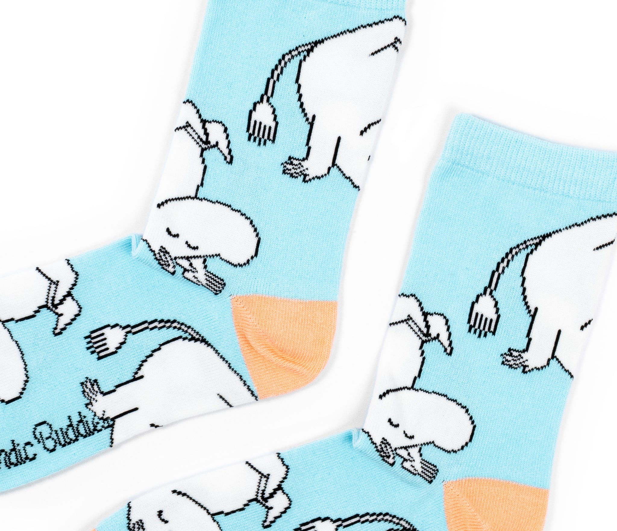 Moomin Ladies Socks Light Blue Moomintroll | Muumi Naisten Sukat Vaaleansininen Muumipeikko