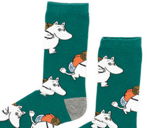 Moomin Men’s Socks Green Moomintroll | Muumi Miesten Sukat Vihreä Muumipeikko