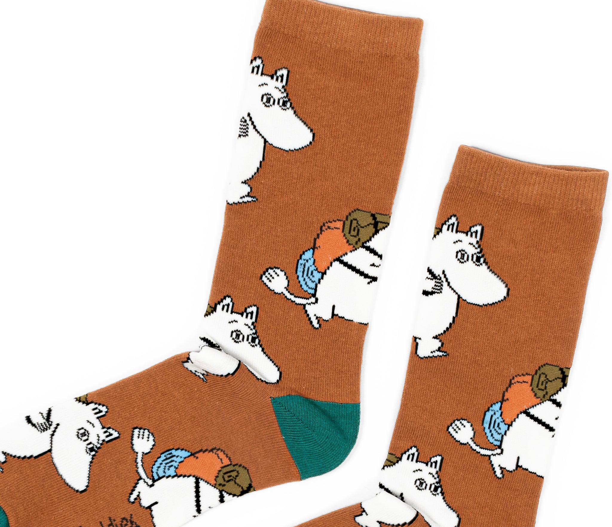 Moomin Men’s Socks Brown Moomintroll | Muumi Miesten Sukat Ruskea Muumipeikko