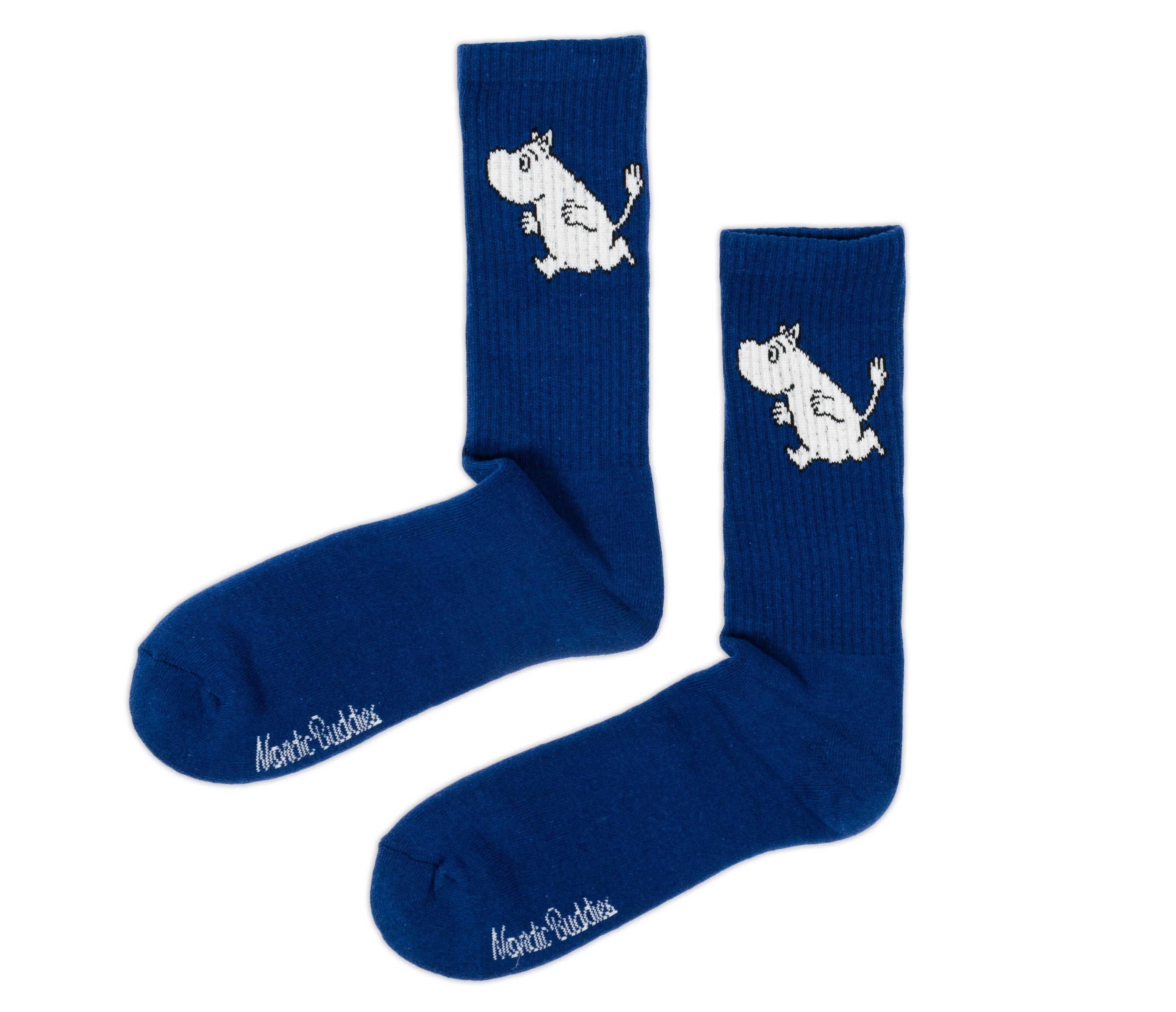 Moomin Men’s Sport Socks Navy Moomintroll | Muumi Miesten Sportti Sukat Tummansininen Muumipeikko