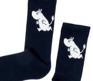 Moomin Men’s Sport Socks Black Moomintroll | Muumi Miesten Sportti Sukat Musta Muumipeikko