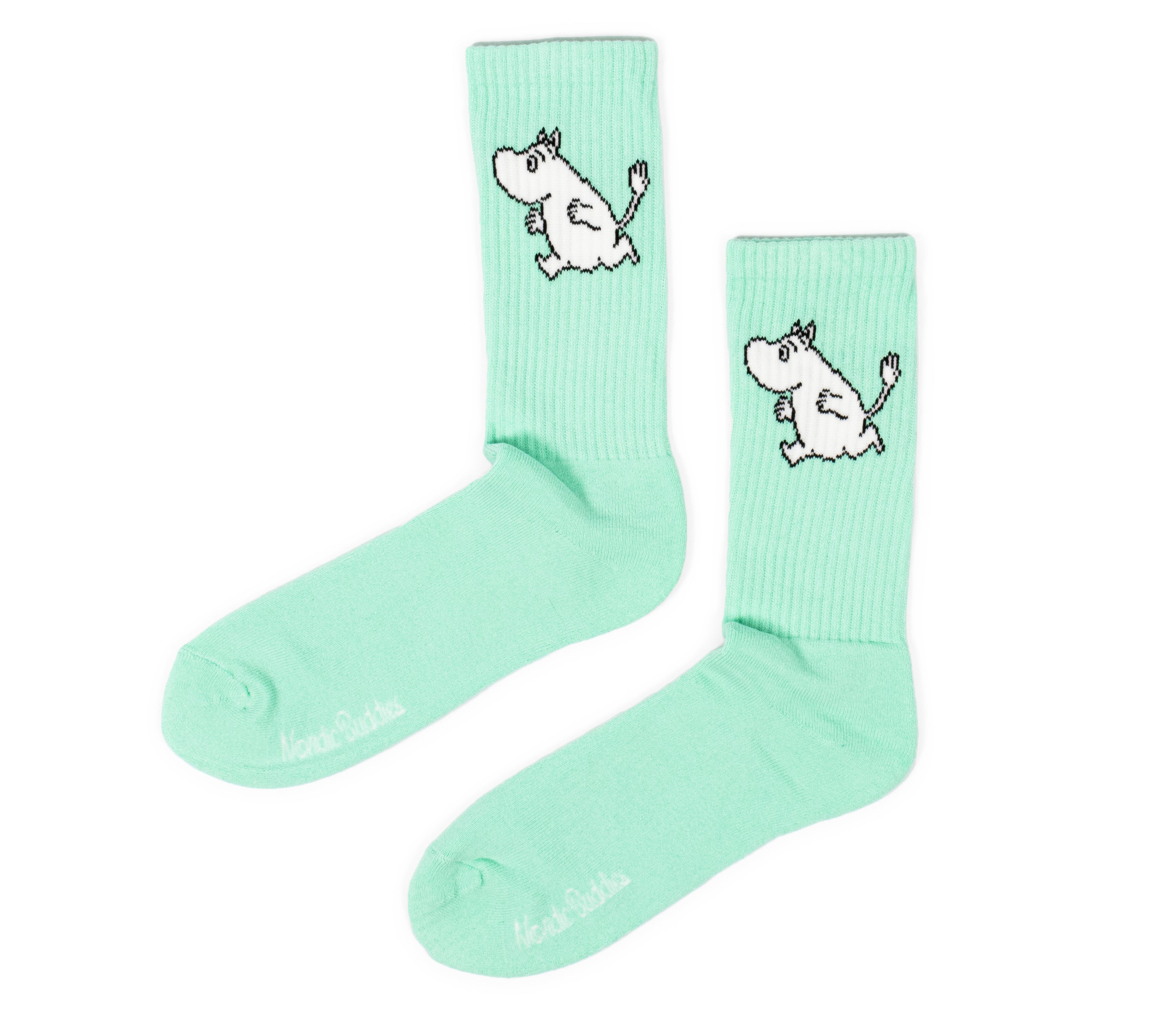 Moomin Men’s Sport Socks Mint Green Moomintroll | Muumi Miesten Sportti Sukat Mintun Vihreä Muumipeikko