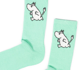 Moomin Men’s Sport Socks Mint Green Moomintroll | Muumi Miesten Sportti Sukat Mintun Vihreä Muumipeikko