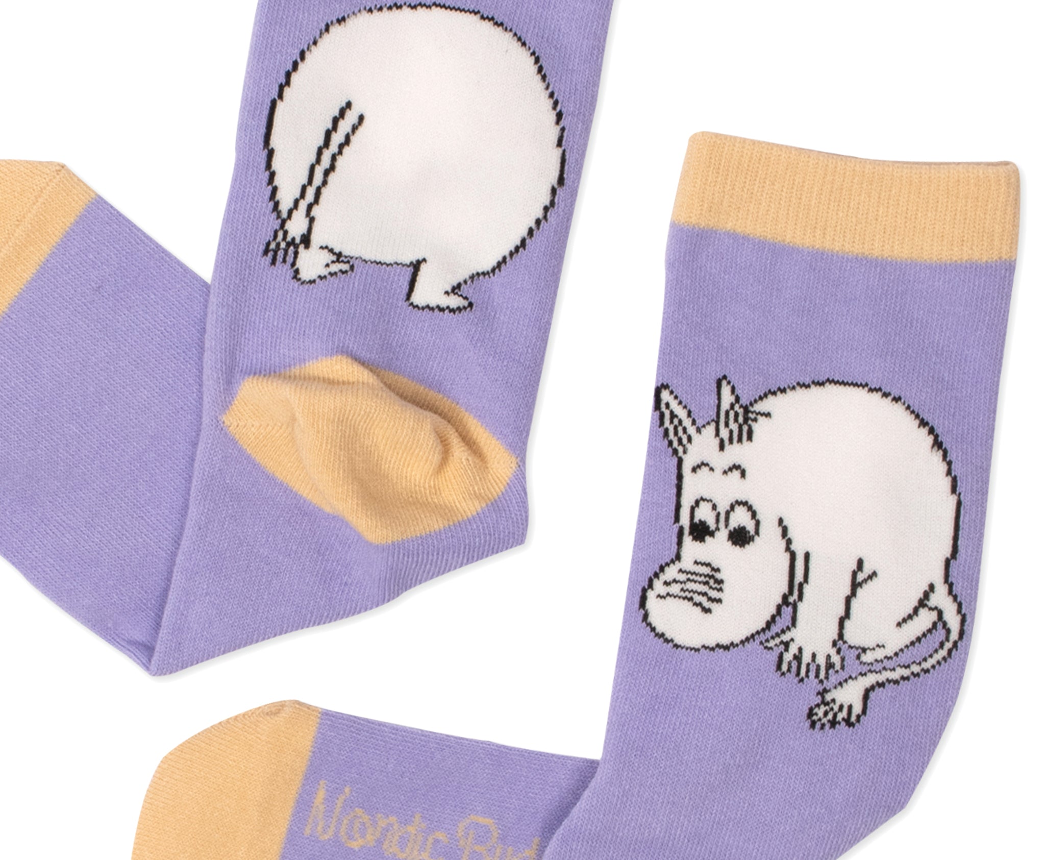 Moomintrolls Butt Ladies Socks - Lilac