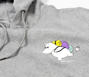 Moomin Hoodie Grey Moomintroll | Muumi Huppari Harmaa Muumipeikko