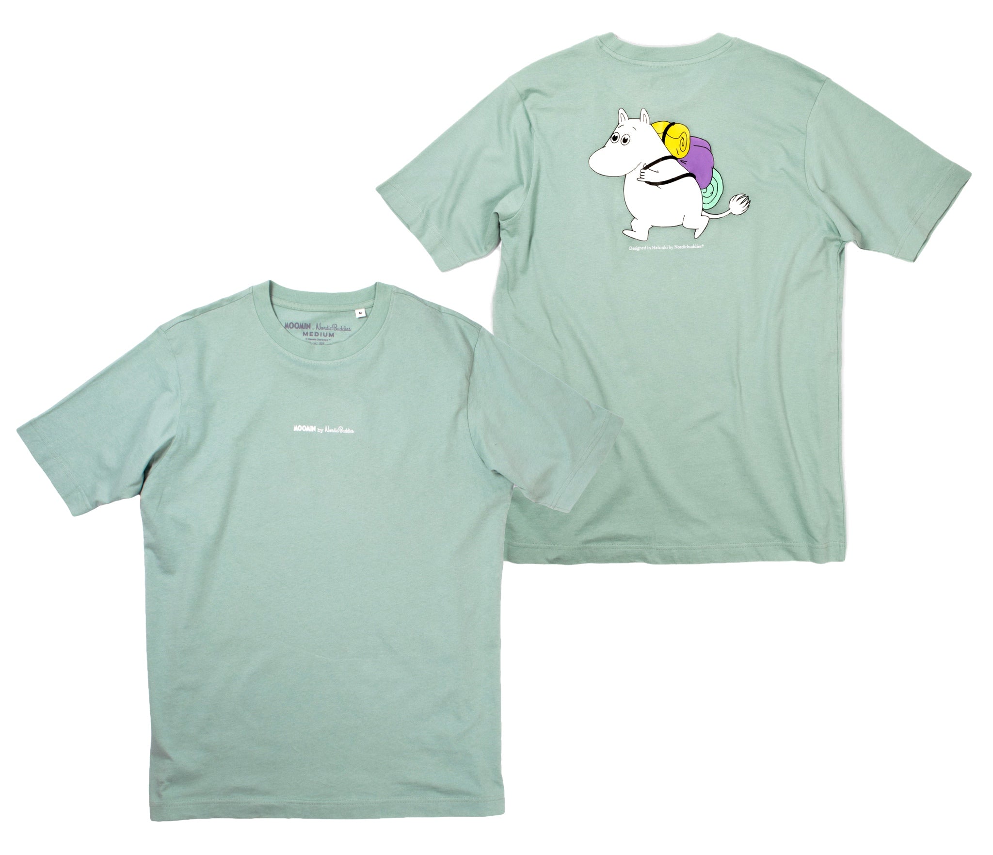 Organic Premium T-Shirt Moomintroll - Green