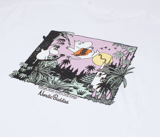 T-Shirt Moomin Jungle - White