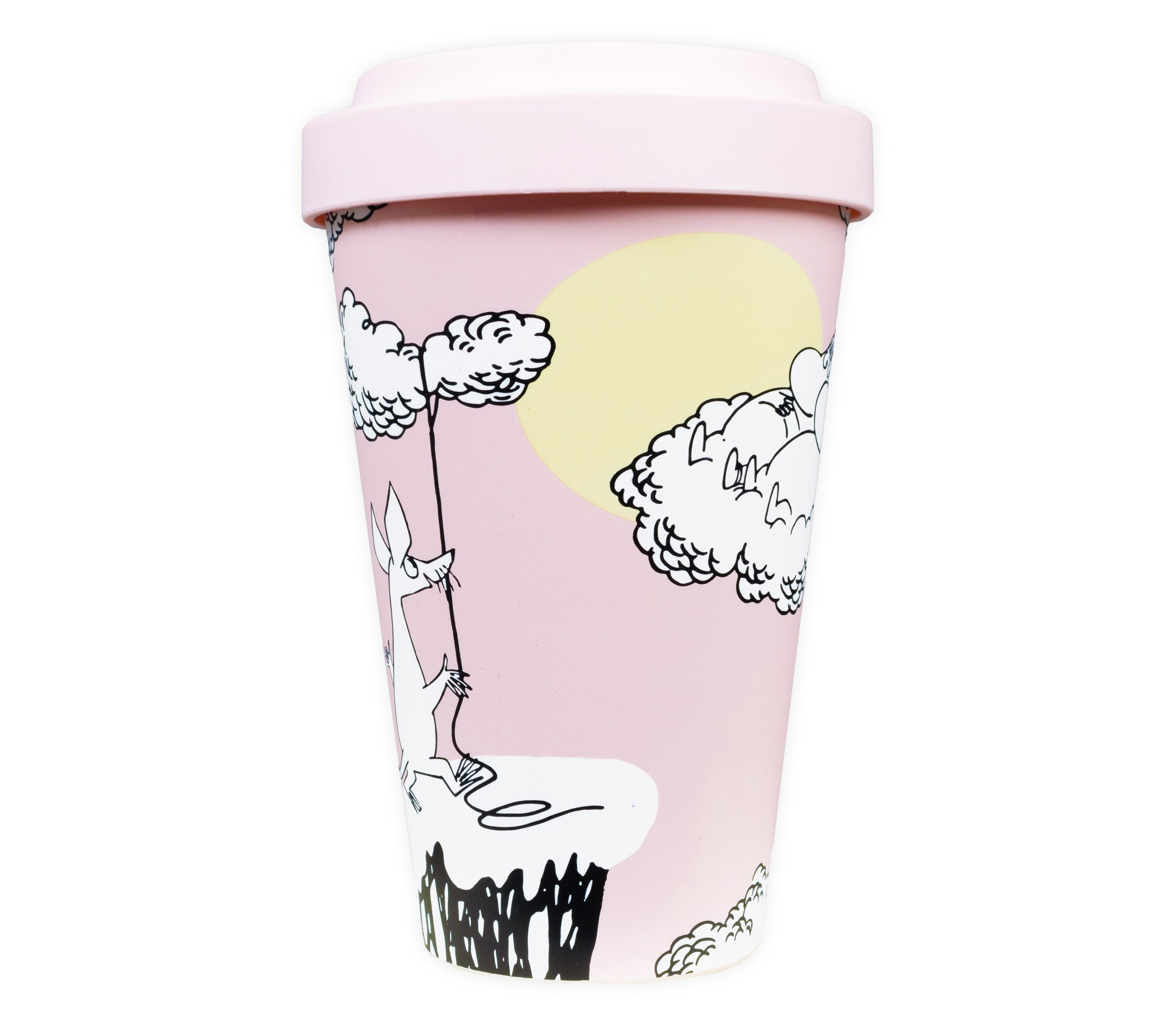 Moomin Take Away Mug Pink Sniff Moomins  | Muumi Take Away Muki Vaaleanpunainen Nipsu Muumit