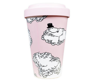 Moomin Take Away Mug Pink Sniff Moomins  | Muumi Take Away Muki Vaaleanpunainen Nipsu Muumit