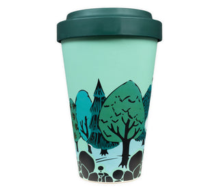 Moomin Take Away Mug Green Moomintroll  | Muumi Take Away Muki Vihreä Muumipeikko